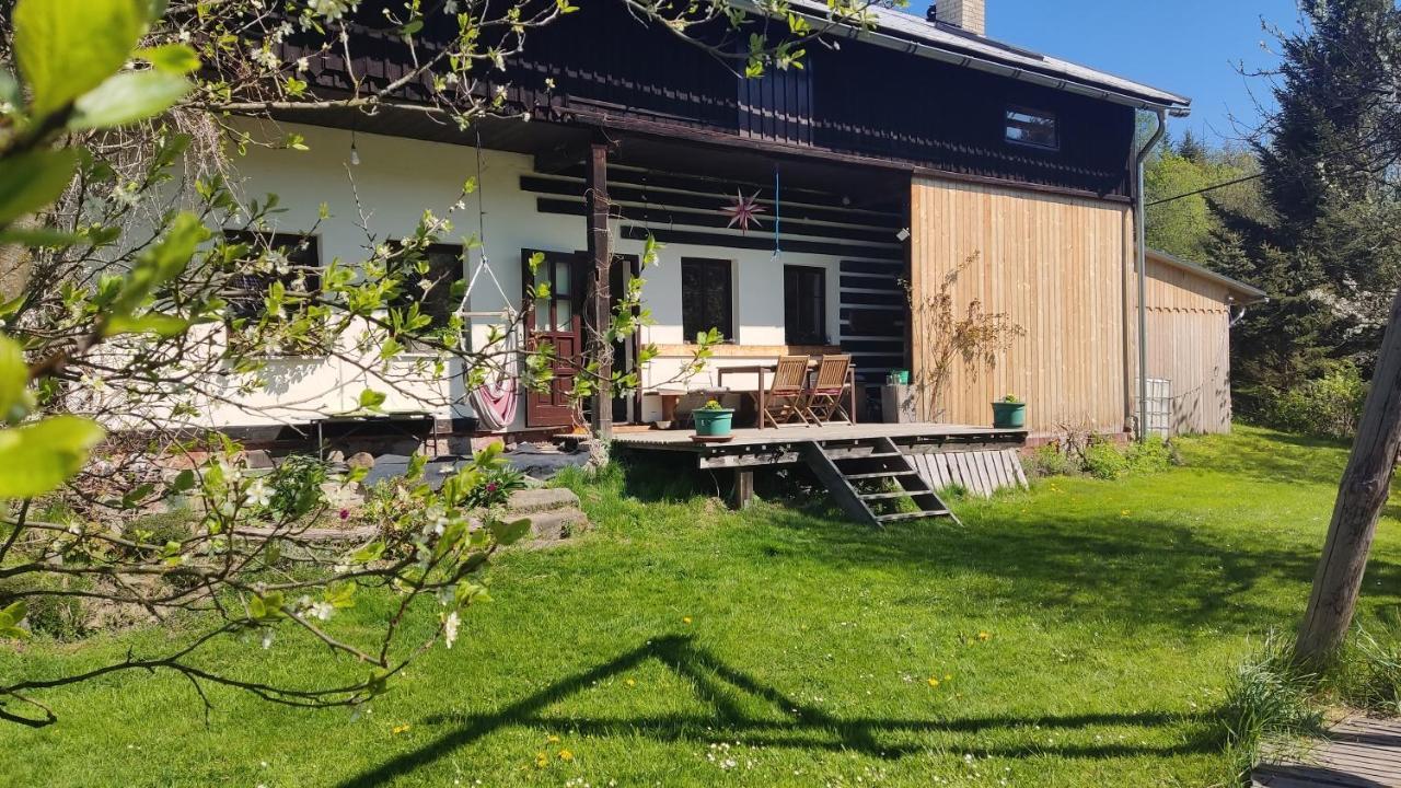 Chalupa Bez Hranic Krompach Exterior foto