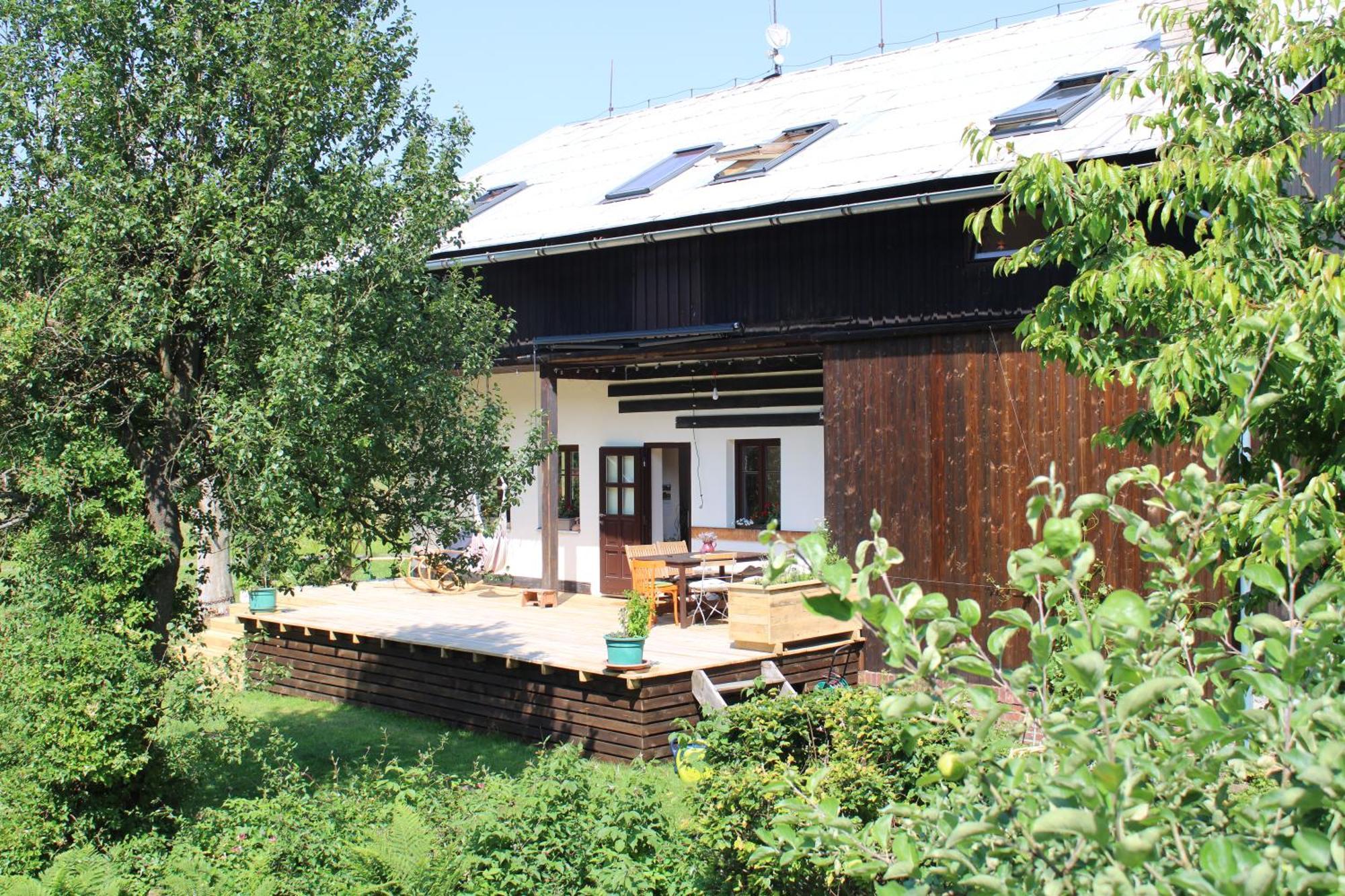 Chalupa Bez Hranic Krompach Exterior foto