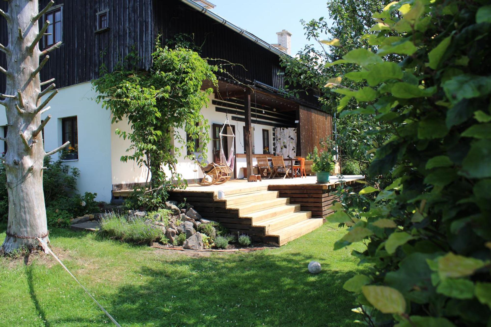 Chalupa Bez Hranic Krompach Exterior foto